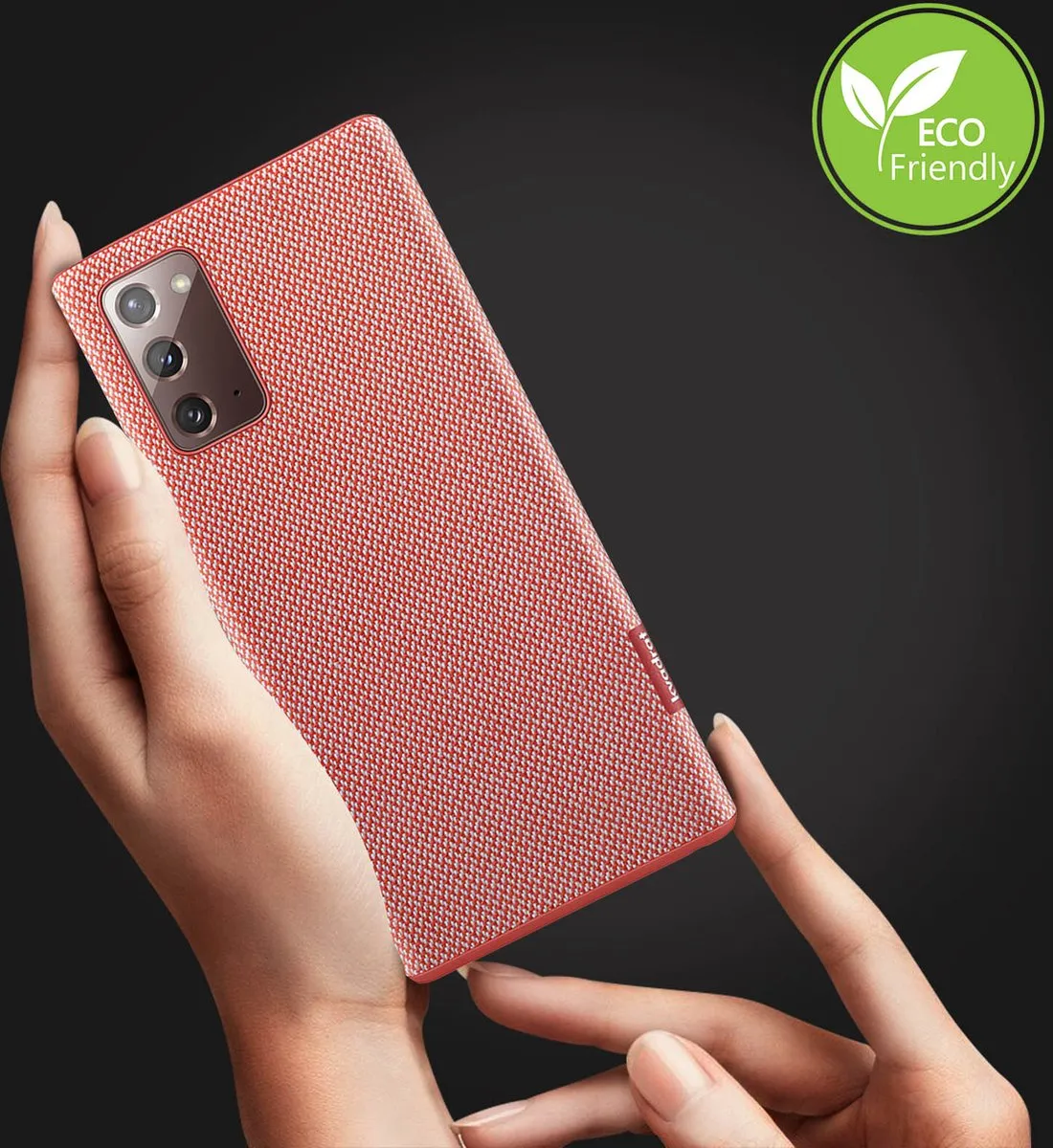 Samsung Kvadrat Hoesje Galaxy Note20 - Rood - afbeelding 6 van 6