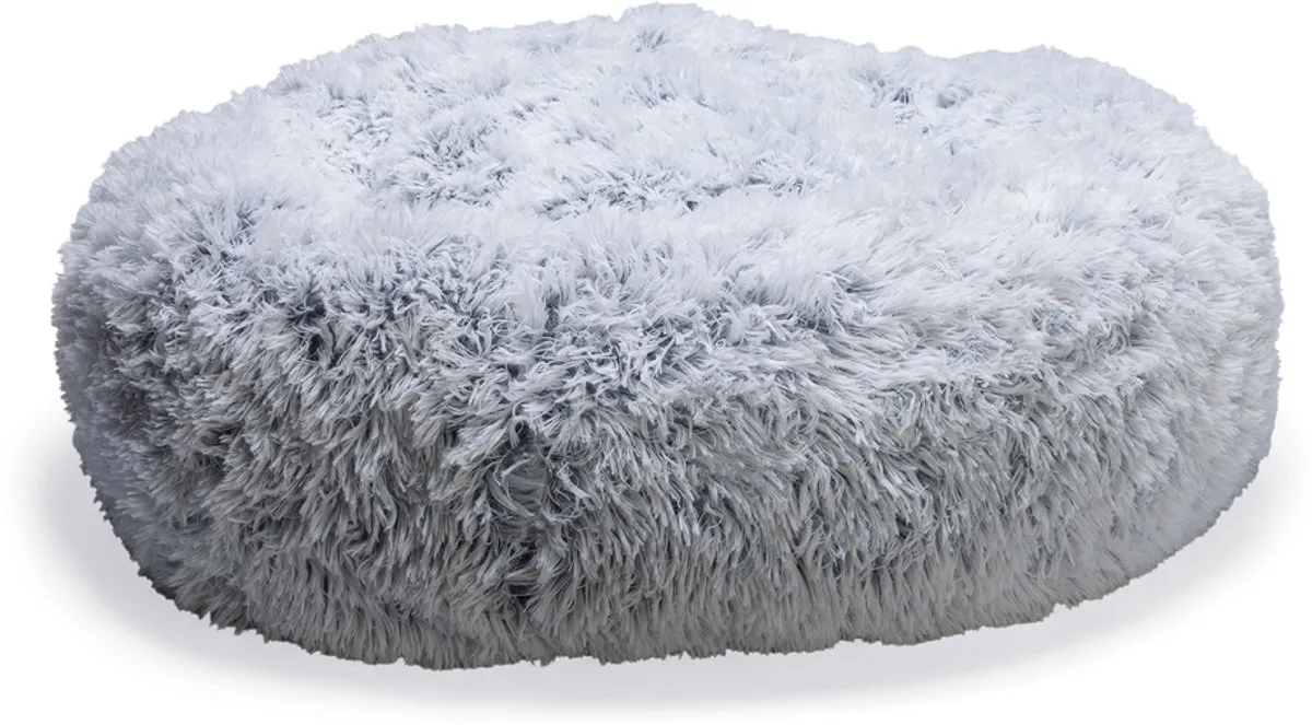 Beeztees Siba - Orthopedische Hondenmand - Pluche - Grijs - 70x70x25 cm