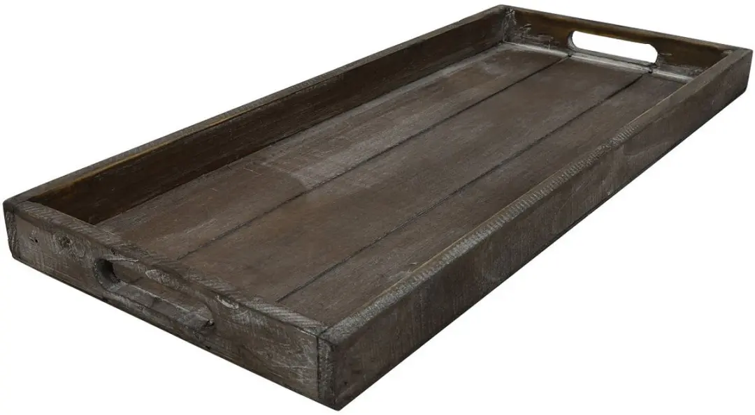 Countryfield dienblad hout bruin Claudina S 21x48cm rechthoekig.