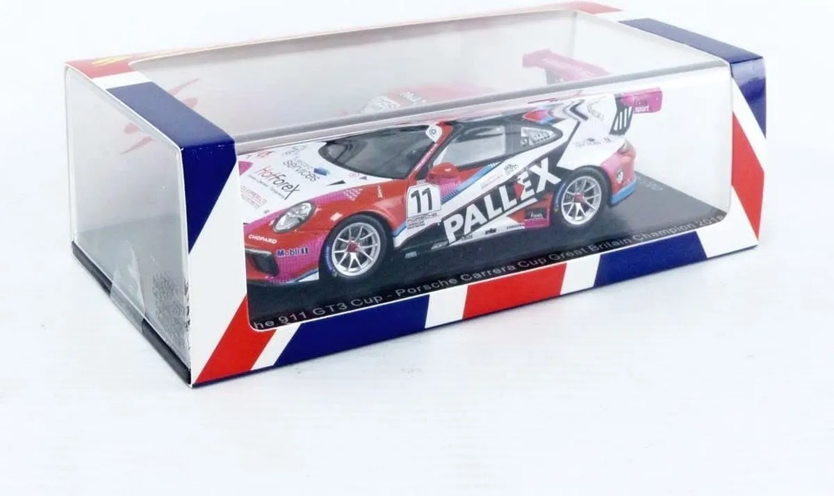 Porsche 911 GT3 Cup #11 Carrera Cup GB Champion 2018 - 1:43 Spark
