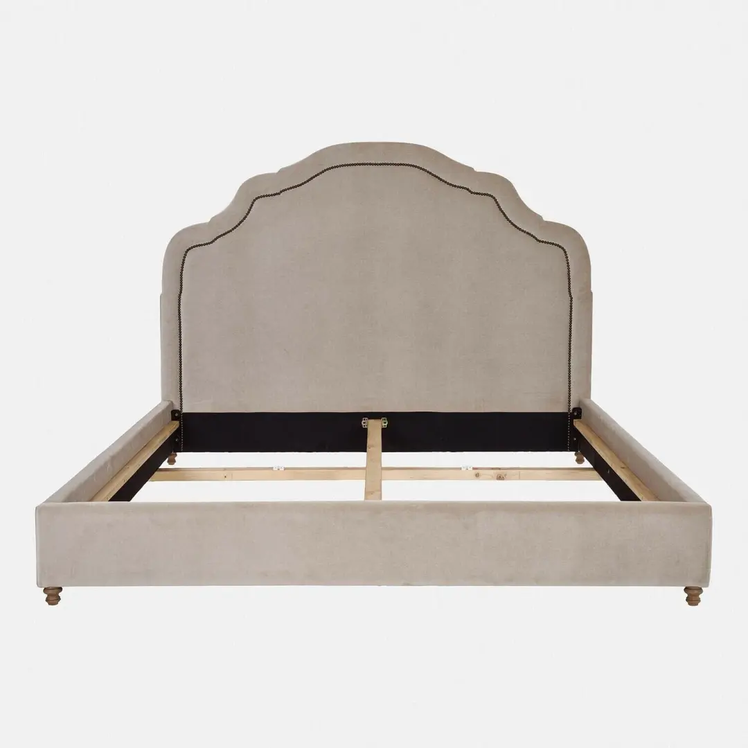 Loberon Bed Valéronde Eenpersoons - 180x200cm - Beige - afbeelding 4 van 6