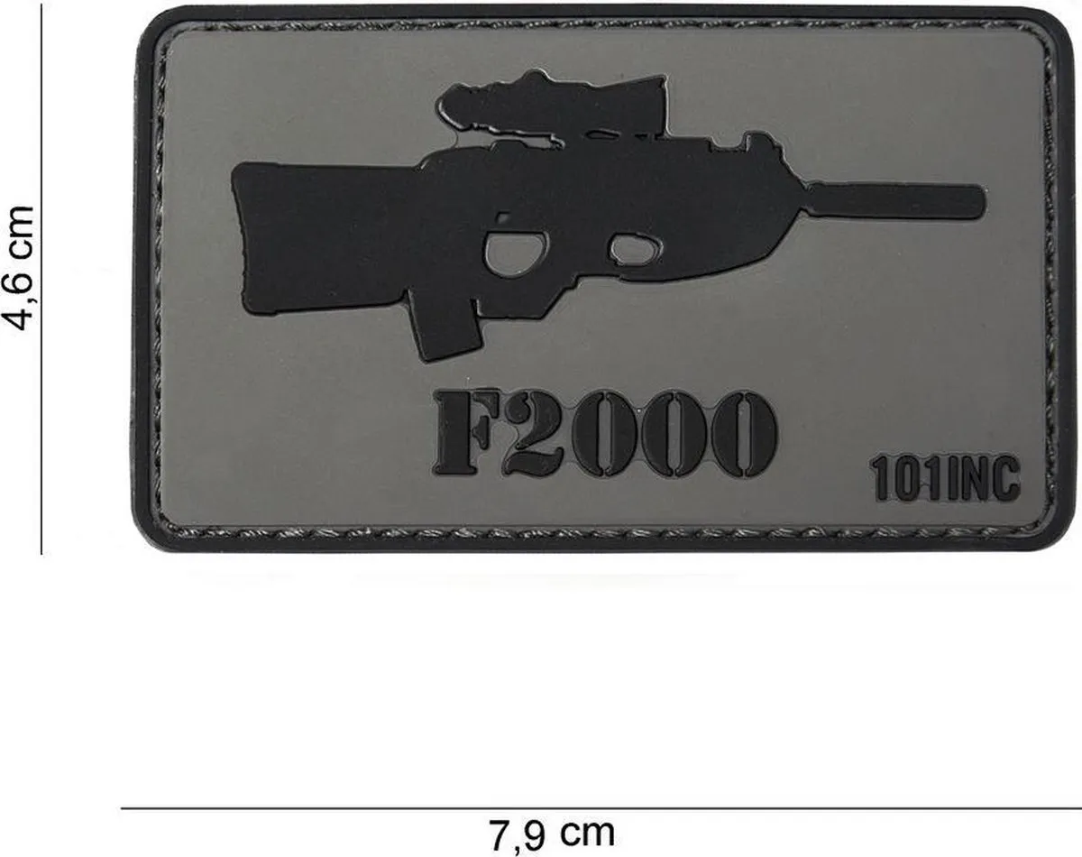 101 Inc Embleem 3D PVC F2000
