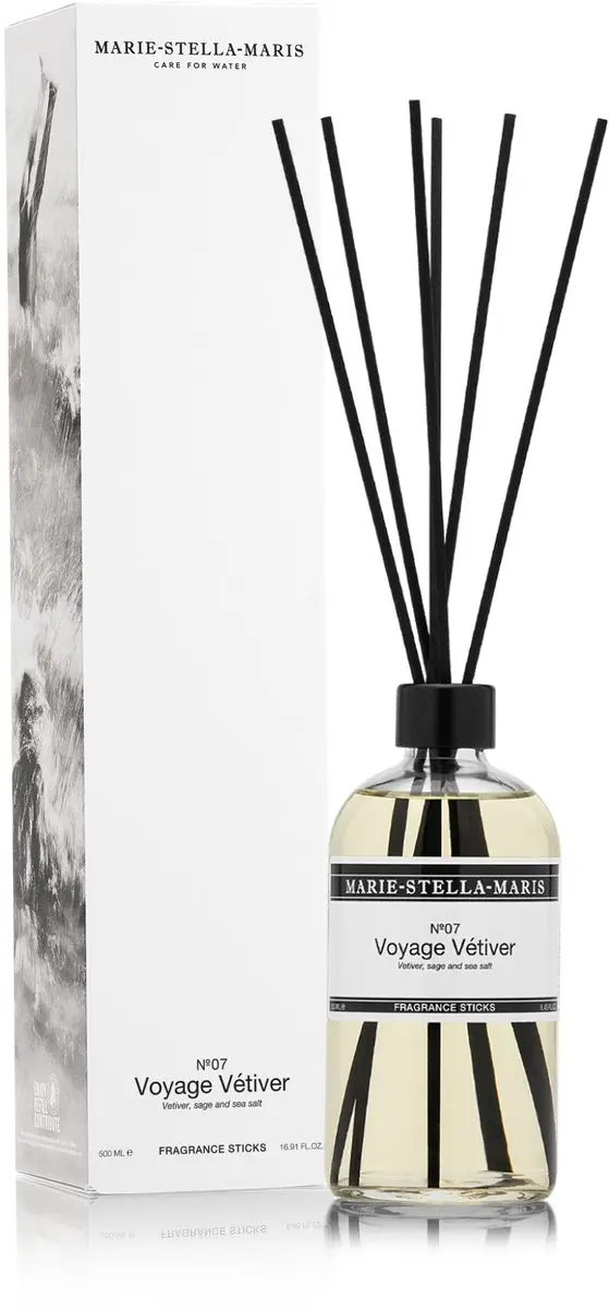 Marie-Stella-Maris Voyage Vétiver Geurstokjes 250ml - afbeelding 2 van 4