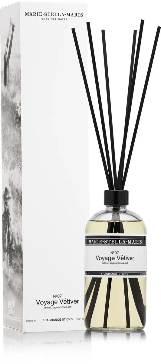 Marie-Stella-Maris Voyage Vétiver Geurstokjes 500ml - afbeelding 2 van 4