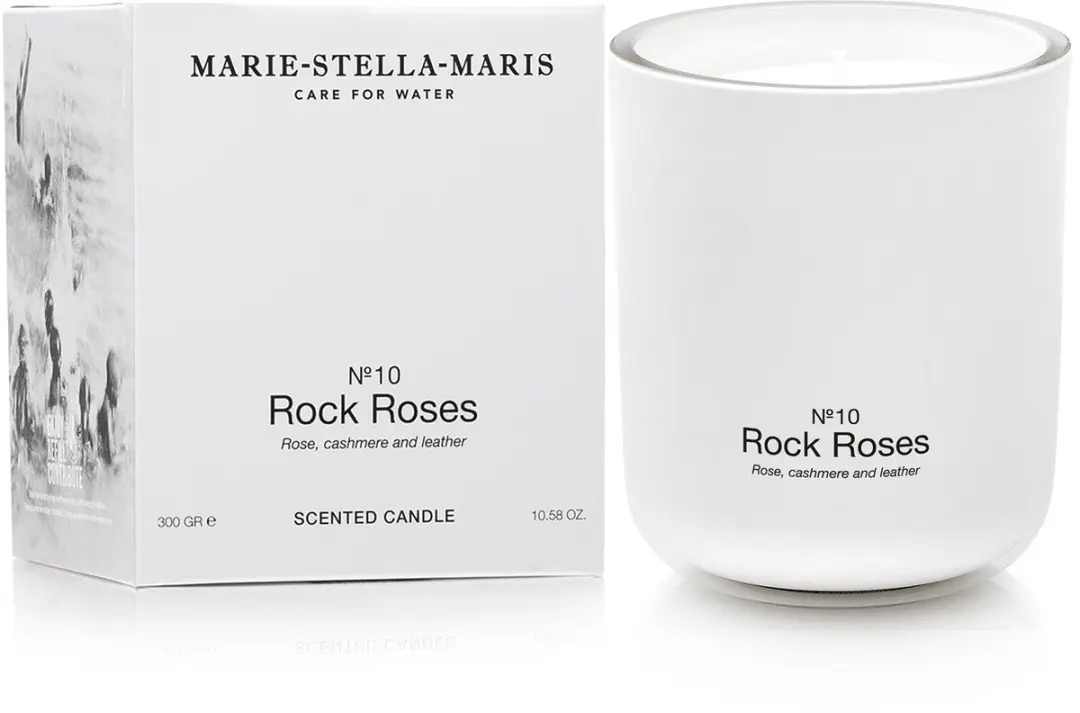 Marie-Stella-Maris Rock Roses Geurkaars 300g - afbeelding 3 van 4