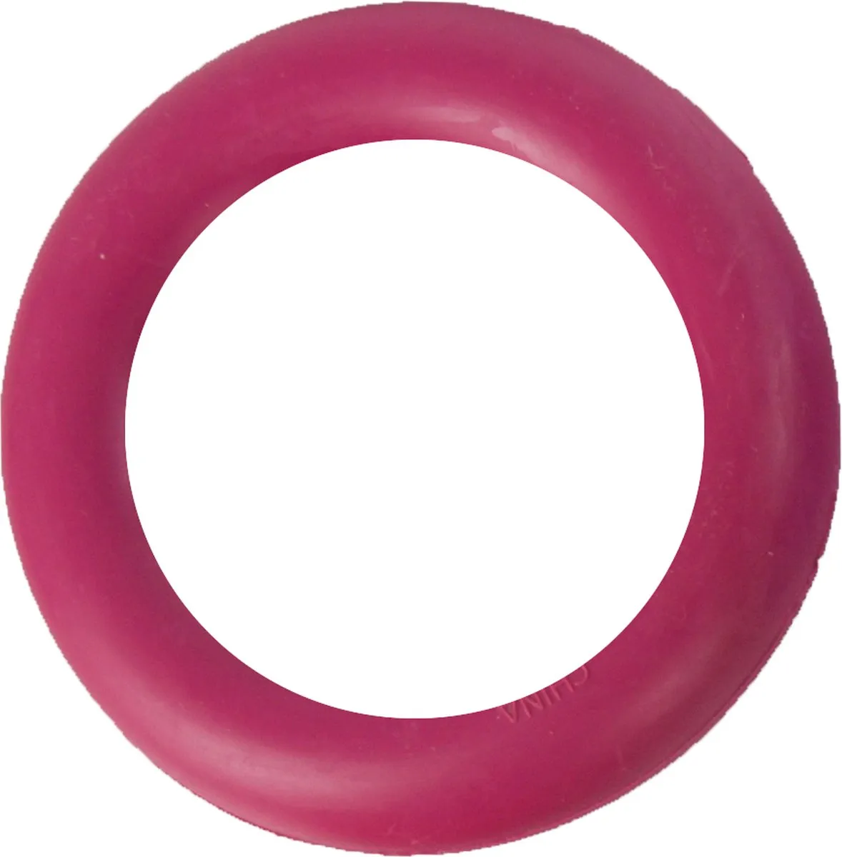Flamingo Rubber Ring Hondenspeelgoed - 15 cm - Roze/Blauw/Rood/Oranje/Geel/Paars
