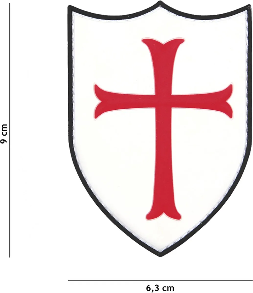 101 Inc Embleem 3D Pvc Crusader Wit