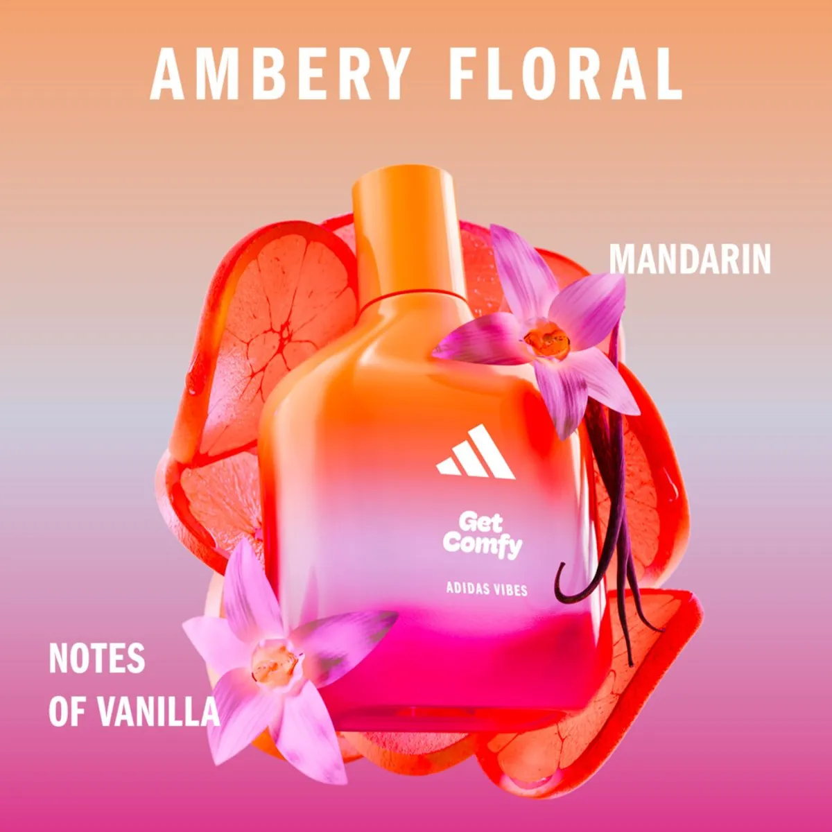 Adidas Vibes Get Comfy Eau de Parfum - 3x30ml
