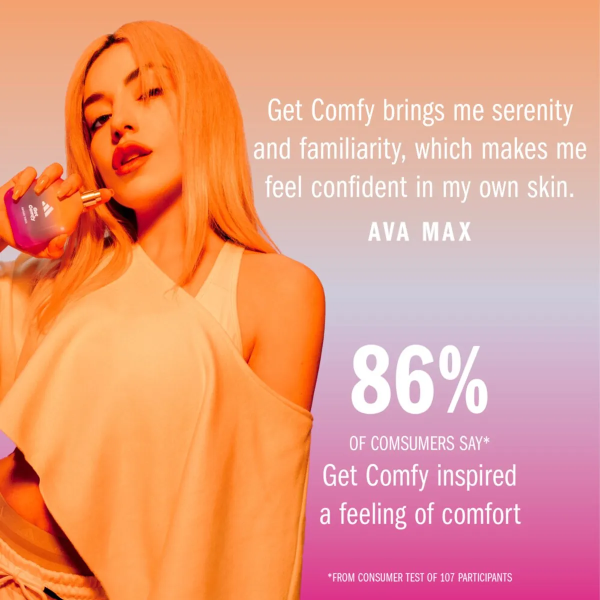 Adidas Vibes Get Comfy Eau de Parfum - 3x30ml