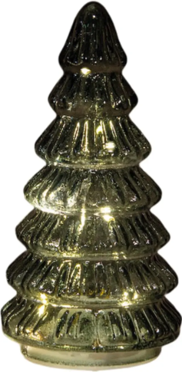 Anna's Collection LED Kerstboompje Groen 18,5x9,5cm