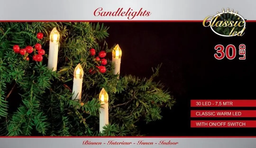 Anna's Collection Kerstverlichting 30 LED - 750cm Warm Wit - afbeelding 4 van 6