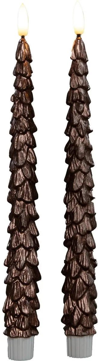 Anna's Collection Dinerkaars kerstboom 27cm brons