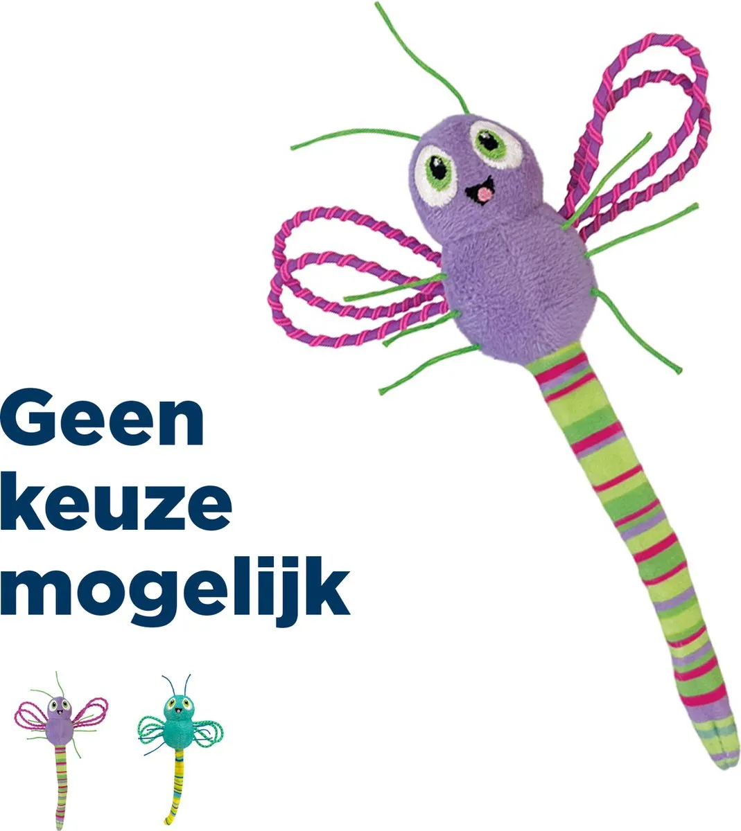 KONG Flingaroo Dragonfly Assorted Pluche Speelgoed