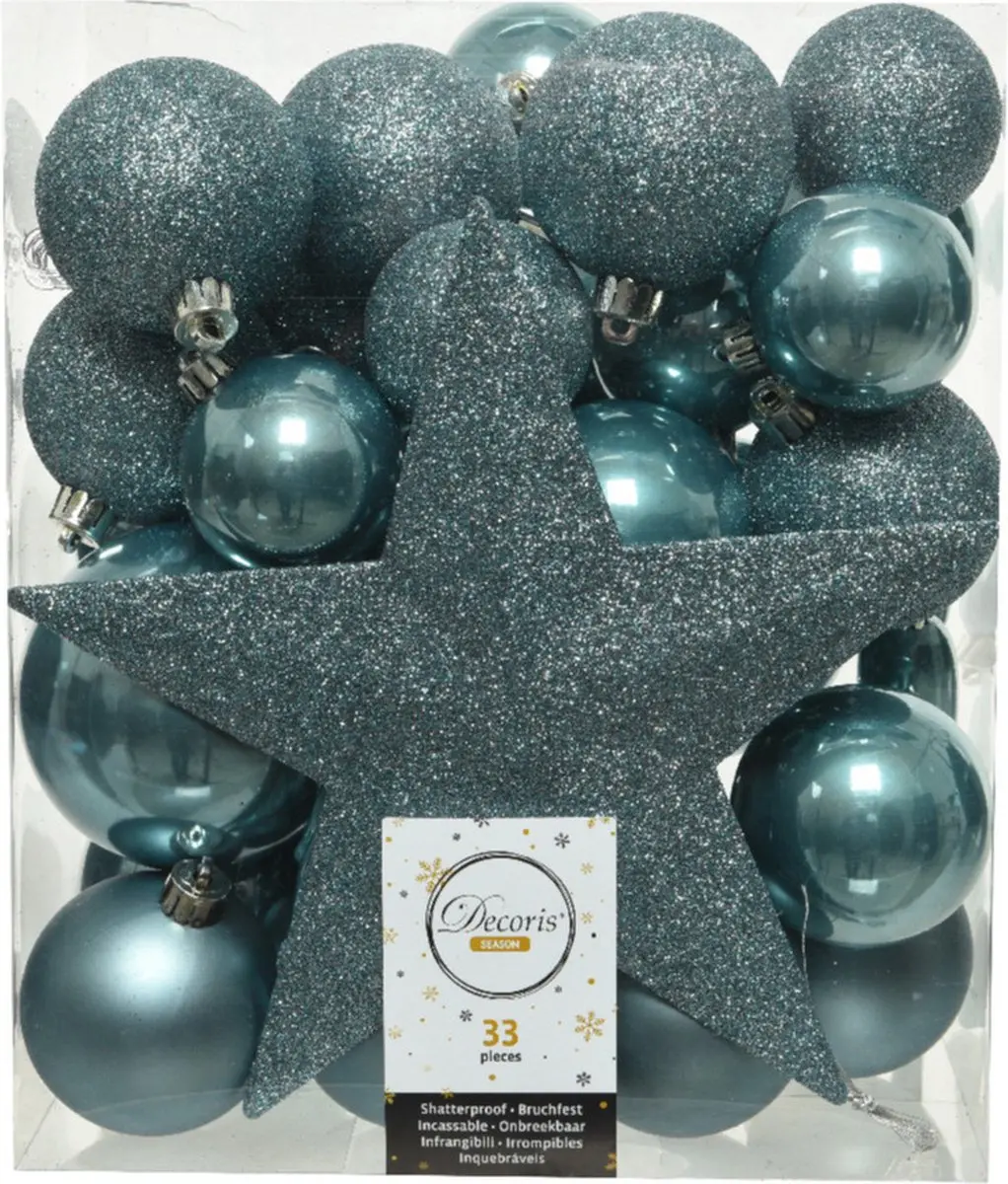 Decoris kerstballen set