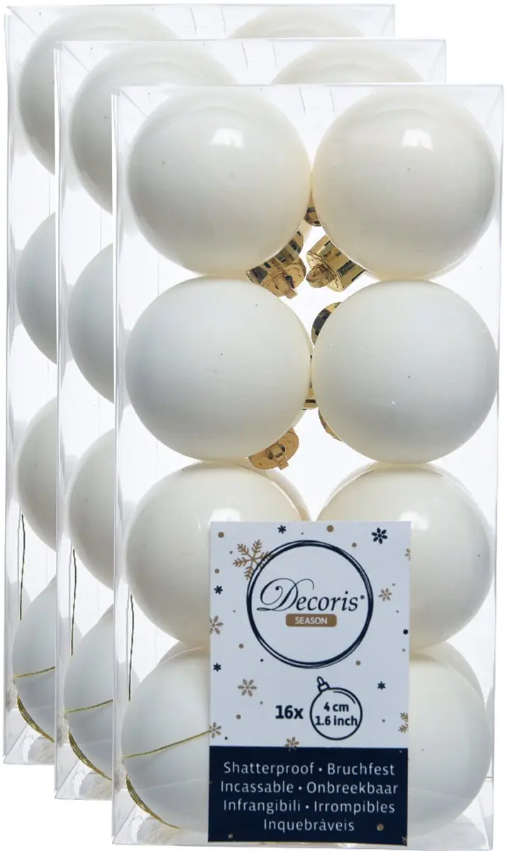 Decoris kleine kerstballen