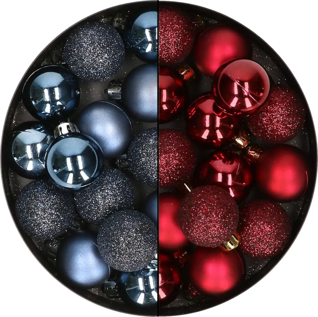 Decoris Mini Kerstballen 14 Stuks