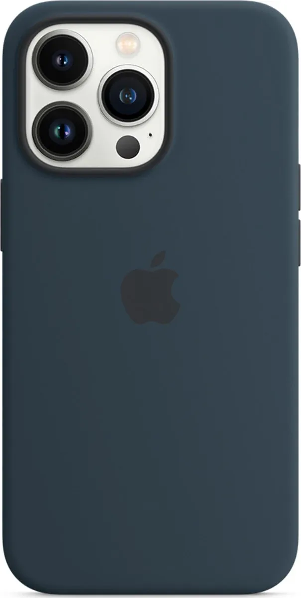 Apple MagSafe Siliconen Hoesje iPhone 13 Pro Max Abyss Blue