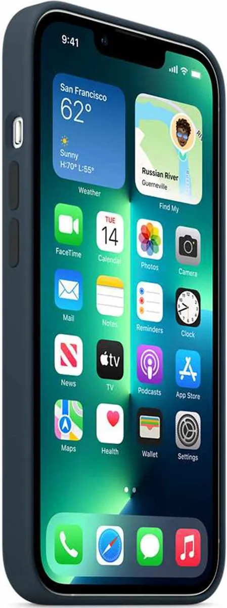 Apple MagSafe Siliconen Hoesje iPhone 13 Pro Max Abyss Blue - MM2T3ZM/A