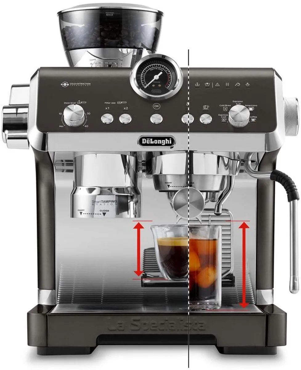 De'Longhi La Specialista Opera EC9555.BK Espressomachine - 1550W - Zwart - afbeelding 6 van 6