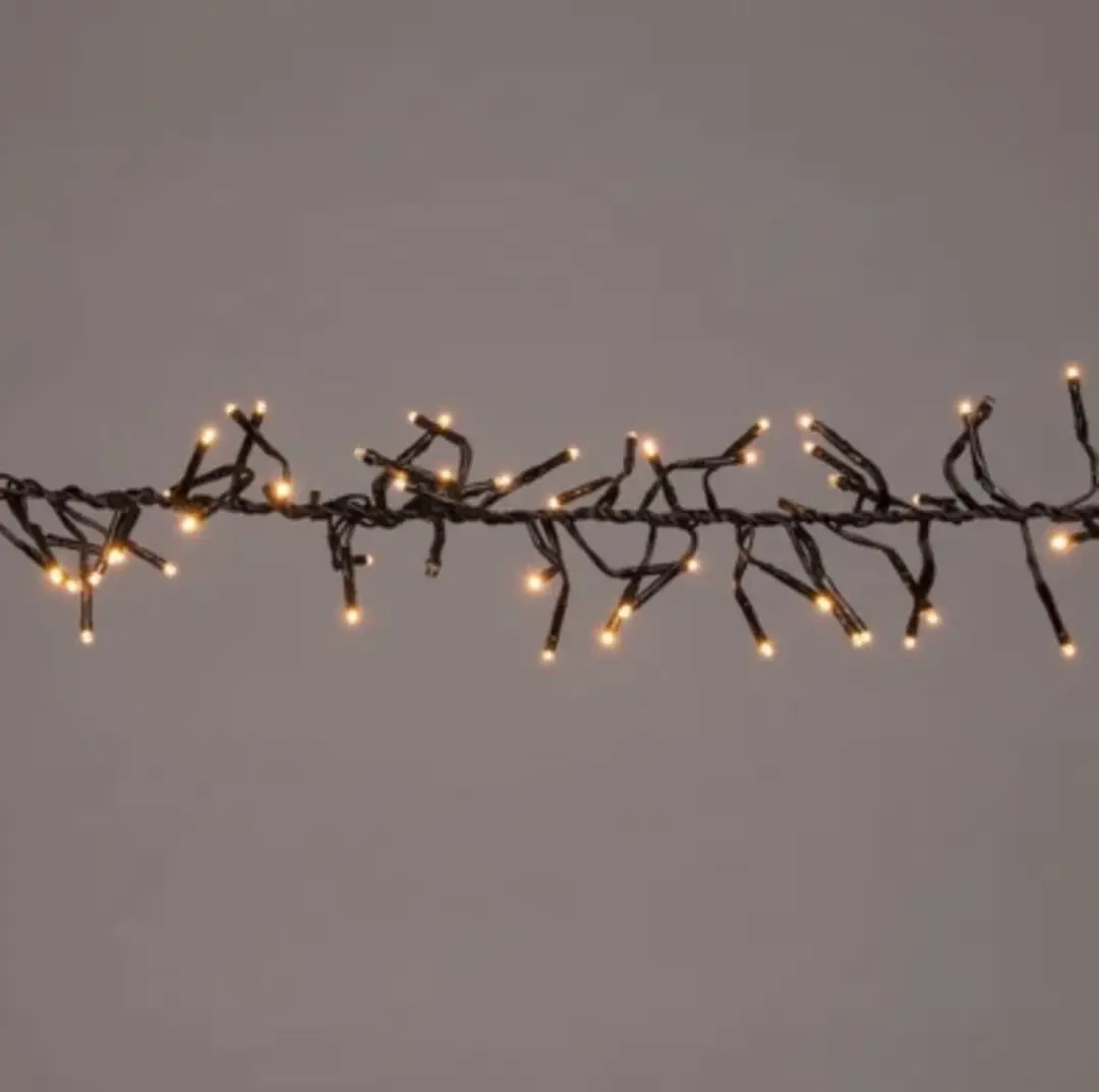 Anna's Collection Classic cluster flash LED kerstverlichting 1152 lampjes 6,9m - afbeelding 2 van 3