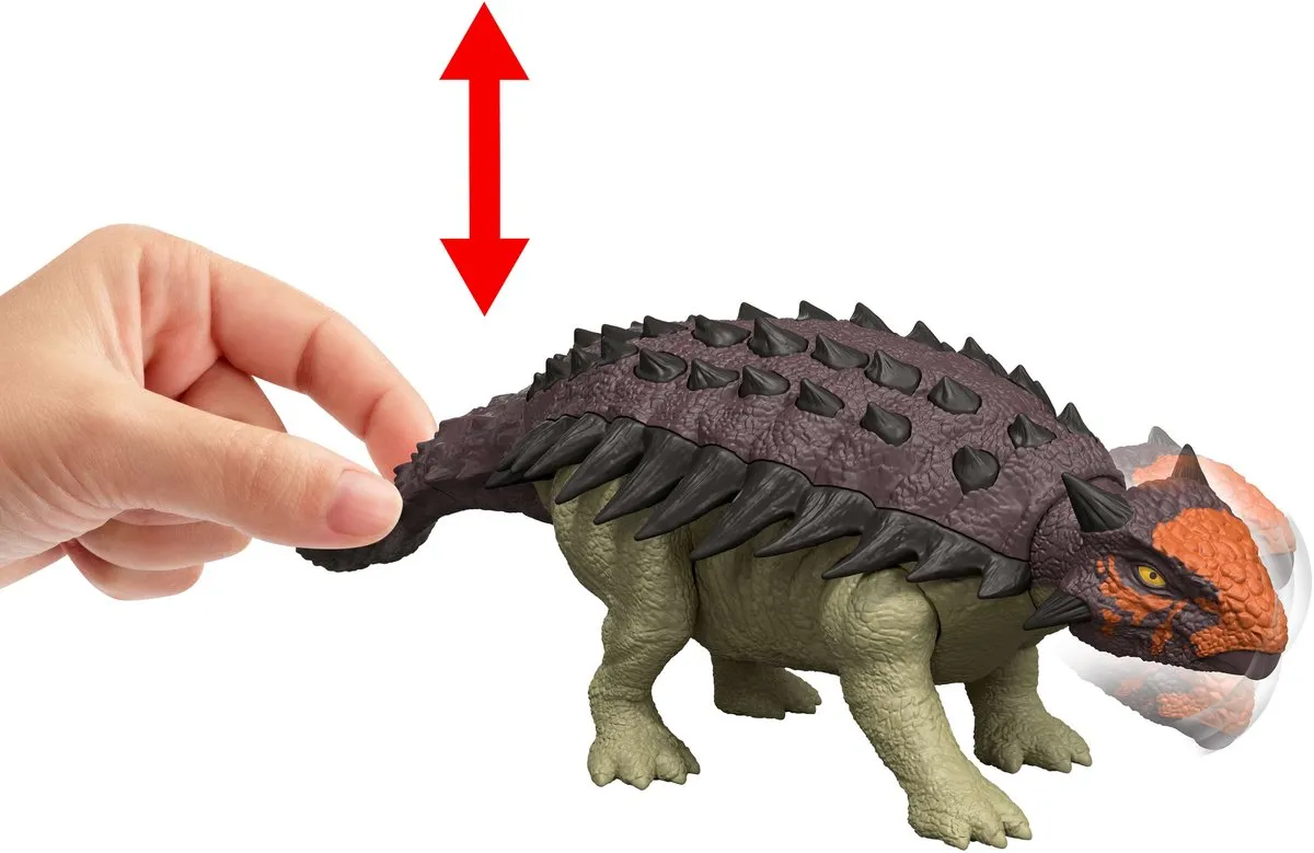 Jurassic World Rebirth Ankylosaurus - MATTJGB90 - Geluid & Staartaanval