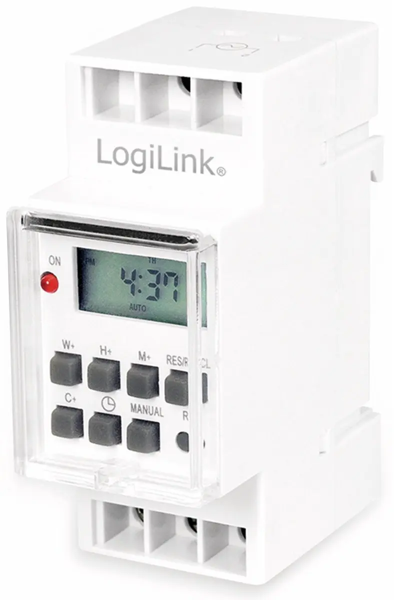 LogiLink ET0010 Tijdschakelklok - DIN-rail - Wit - afbeelding 6 van 6
