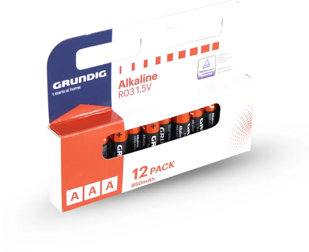 Grundig Alkaline AAA/LR03 Batterijen