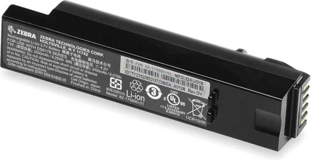 Zebra BTRY-DS81EAB0E-00 Spare Batterij
