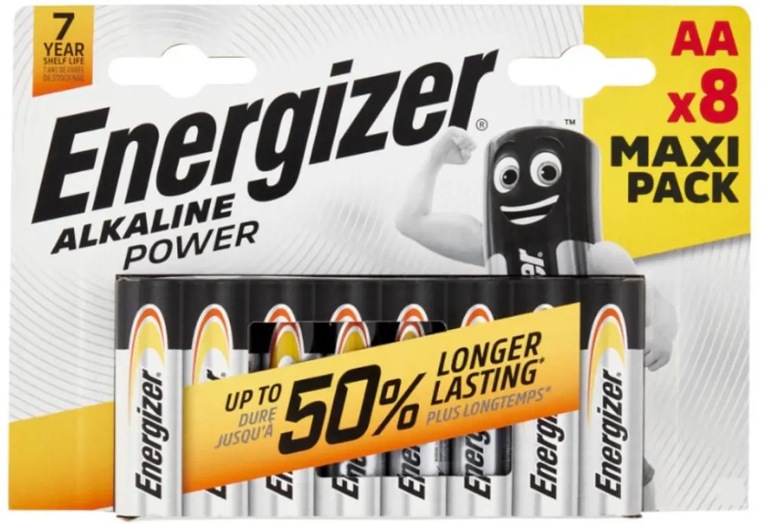Energizer Alkaline Power AA Batterijen - 8 Stuks - afbeelding 3 van 6