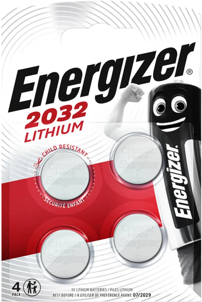 Energizer CR2032 Lithium Knoopcel