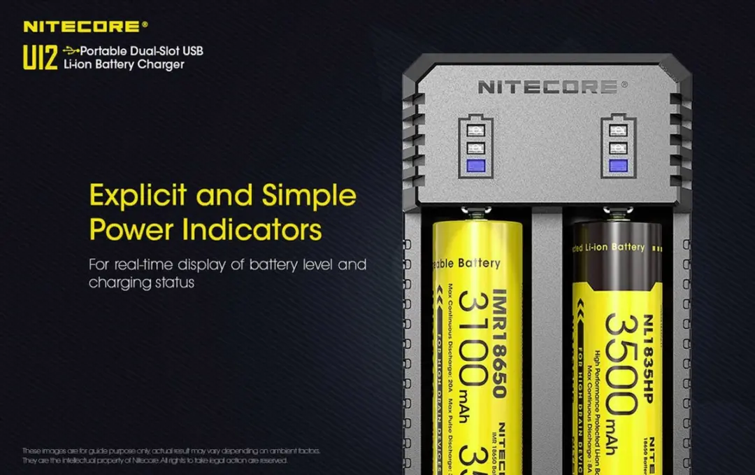 Nitecore UI2 Batterijlader - AA 2x - afbeelding 4 van 6