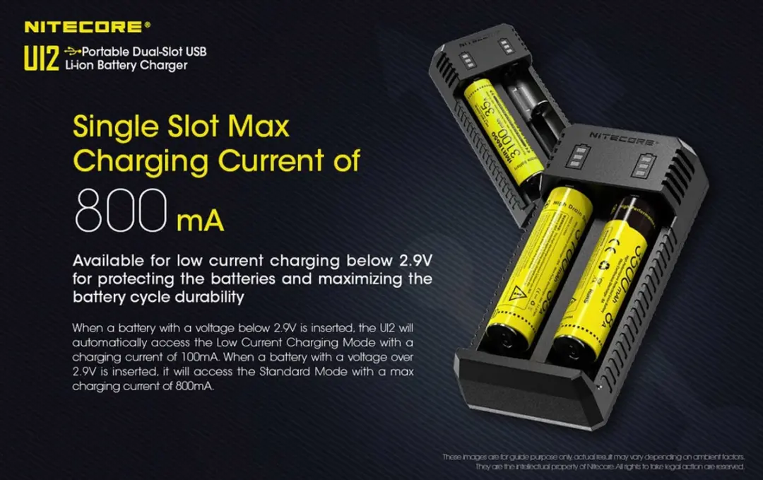 Nitecore UI2 Batterijlader - AA 2x - afbeelding 3 van 6