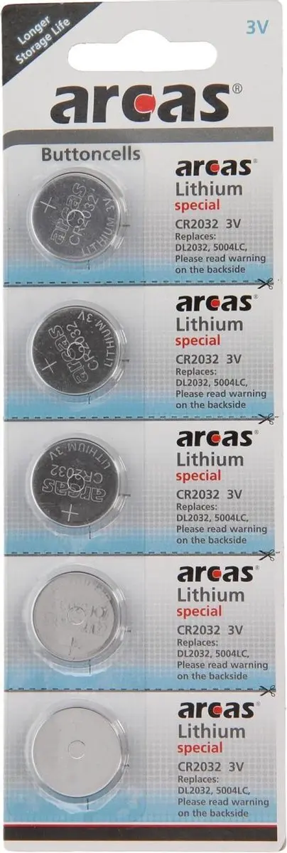 Arcas Lithium Speciaal Batterij CR2032