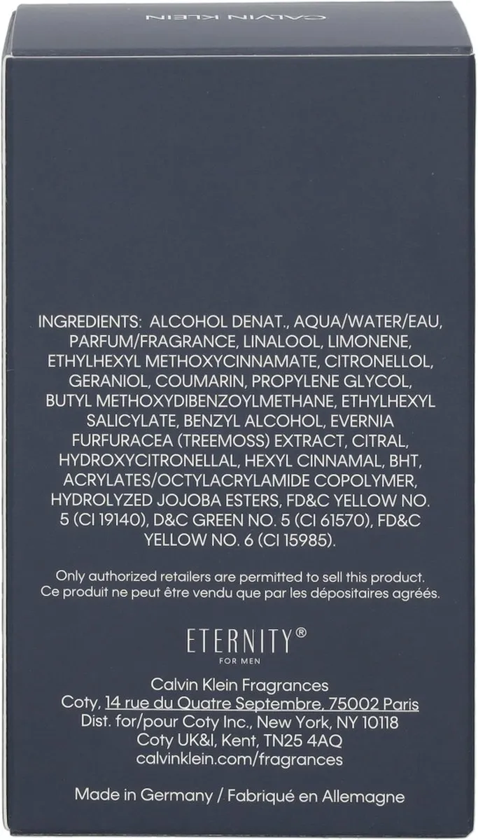 Calvin Klein Eternity Herenparfum 50ml