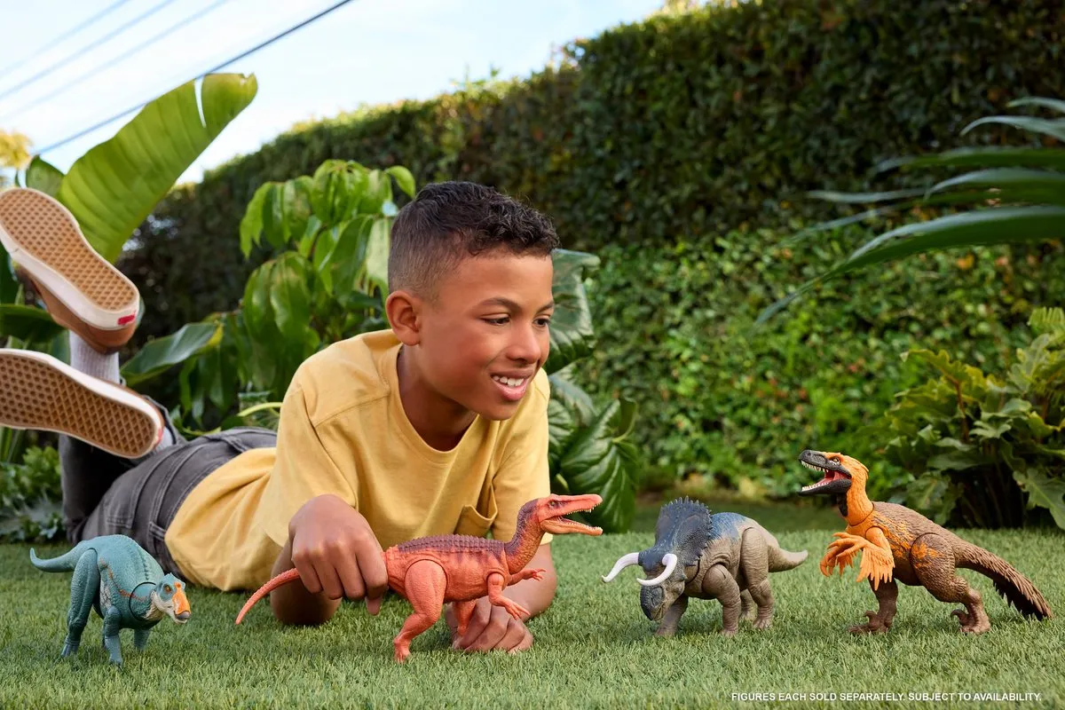 Jurassic World Rebirth Abelisaurus Abelisaurus - Geluid & Bijtaanval - MATTJGB91