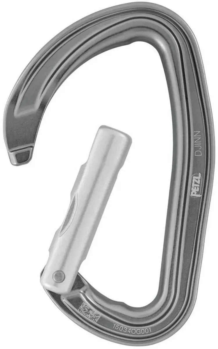 Petzl Djinn Karabijnhaak - Grijs - afbeelding 2 van 6