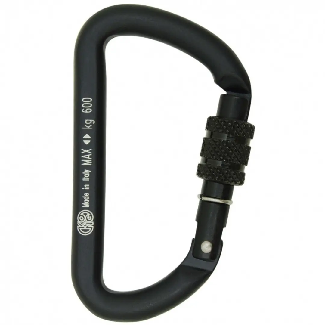 Kong Mini D Screw robuuste materiaalkarabiner