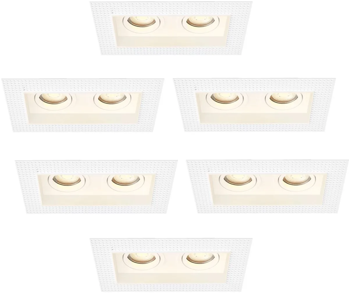 LEDVION Trimless LED Inbouwspot Dubbelarmatuur 130x130mm