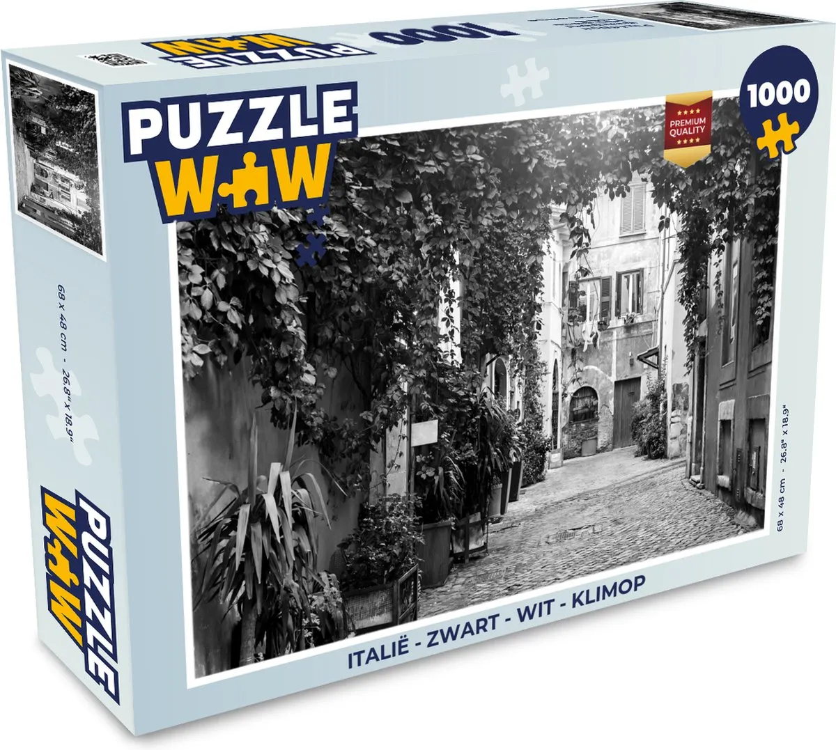 PuzzleWow Italië Legpuzzel 1000 Stuks