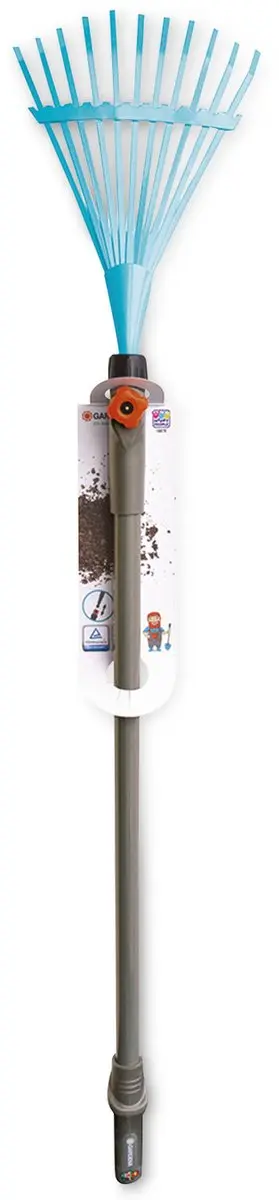 Gardena Bladhark Junior Combisystem 88,5cm - Turquoise/grijs - afbeelding 2 van 6