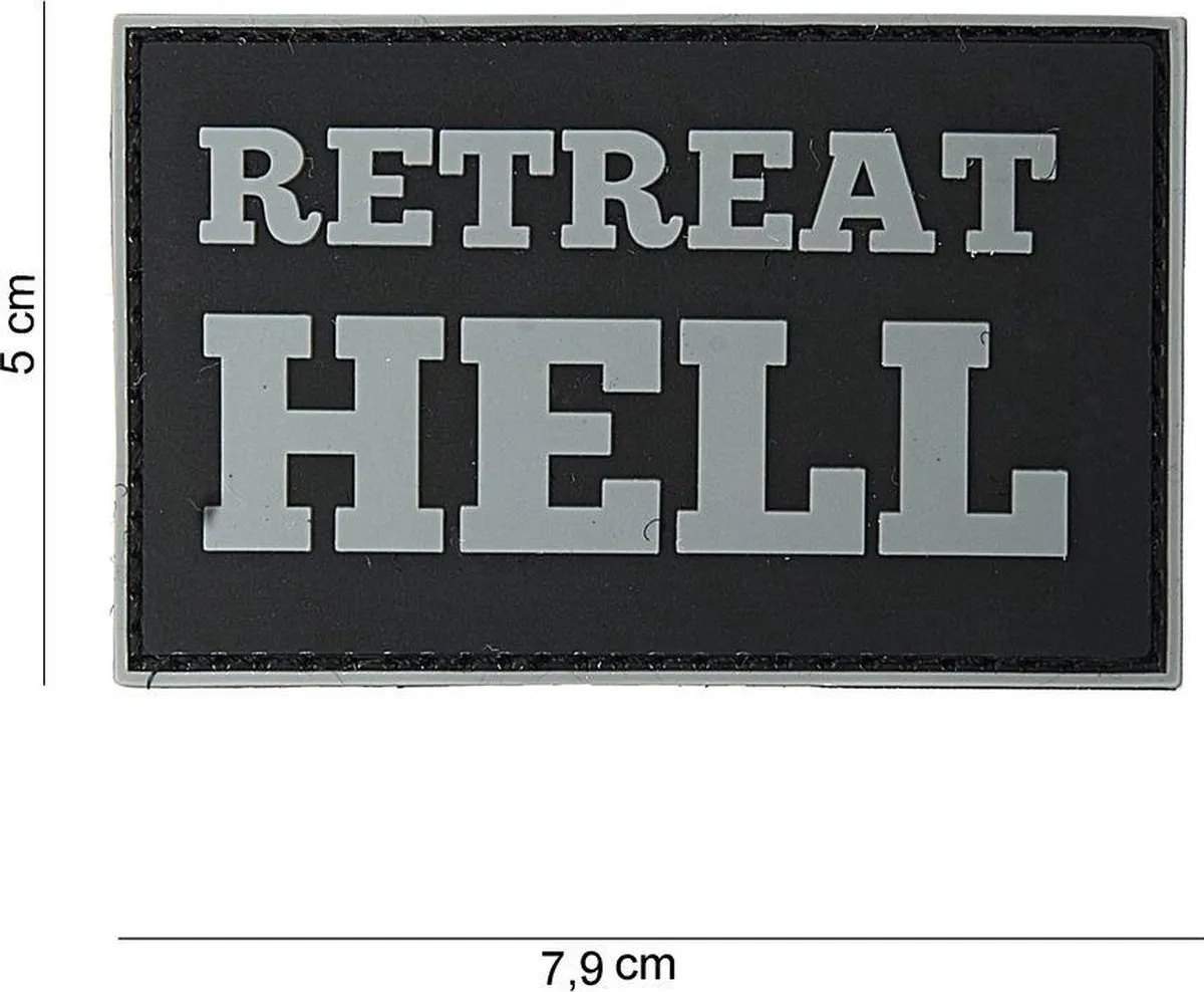101 Inc Embleem 3D PVC Retreat Hell 10063
