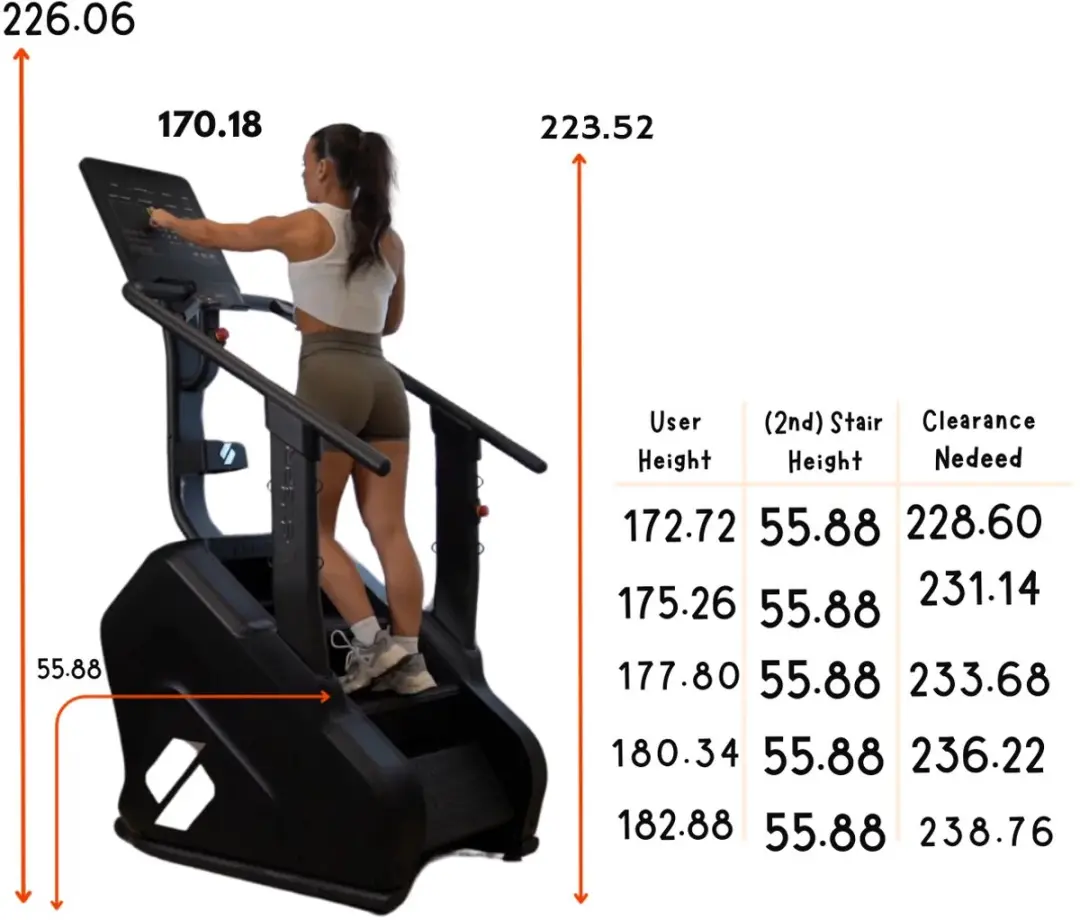 STEPR Pro+ Stair Climber 27" HD Touchscreen - afbeelding 5 van 6