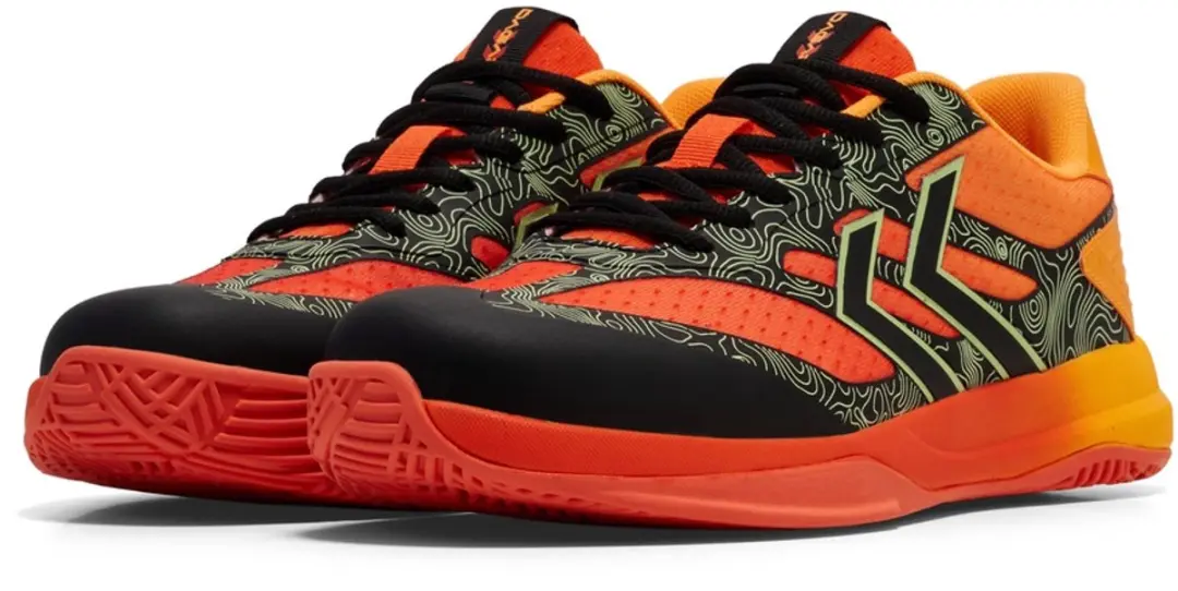 Hummel Dagaz VI Indoor Schoenen - Zwart/Rood - afbeelding 4 van 4
