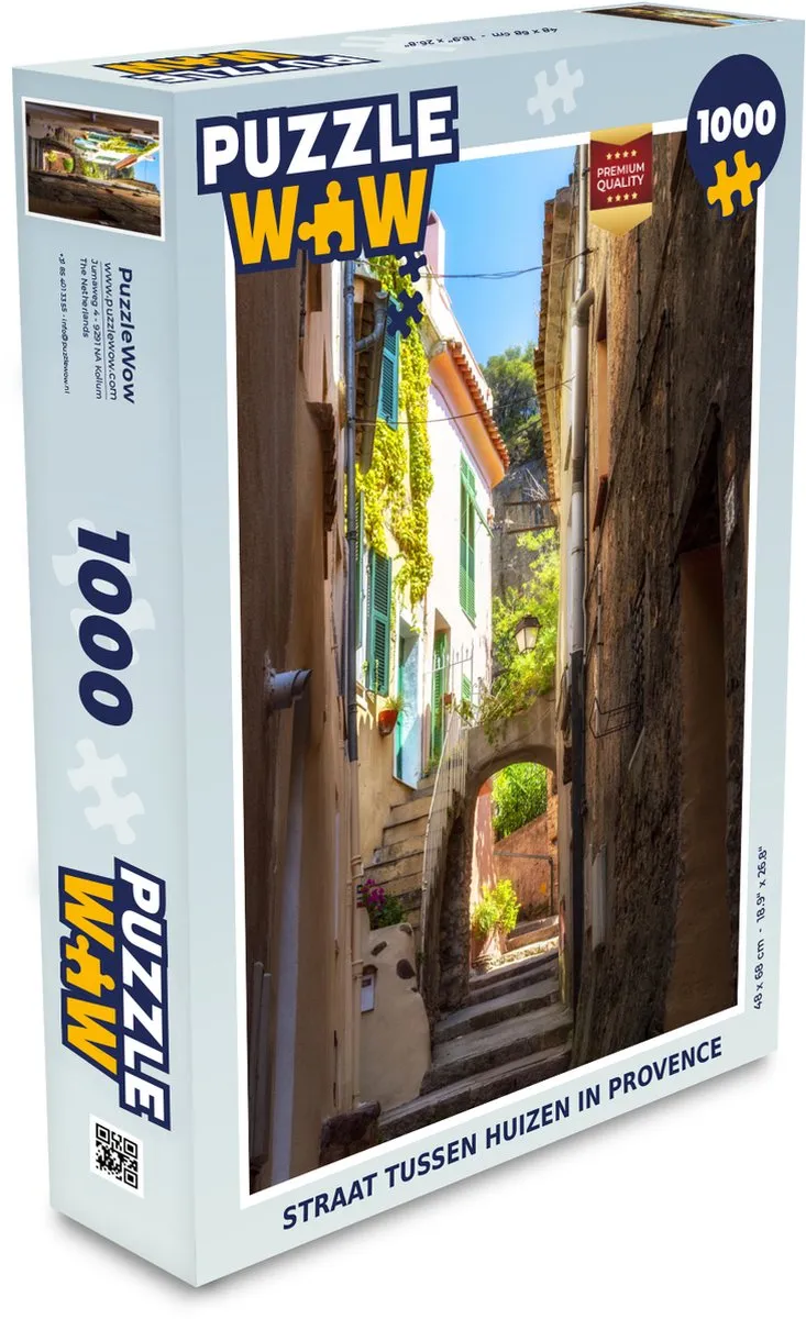 PuzzleWow Provence Legpuzzel 1000 Stuks