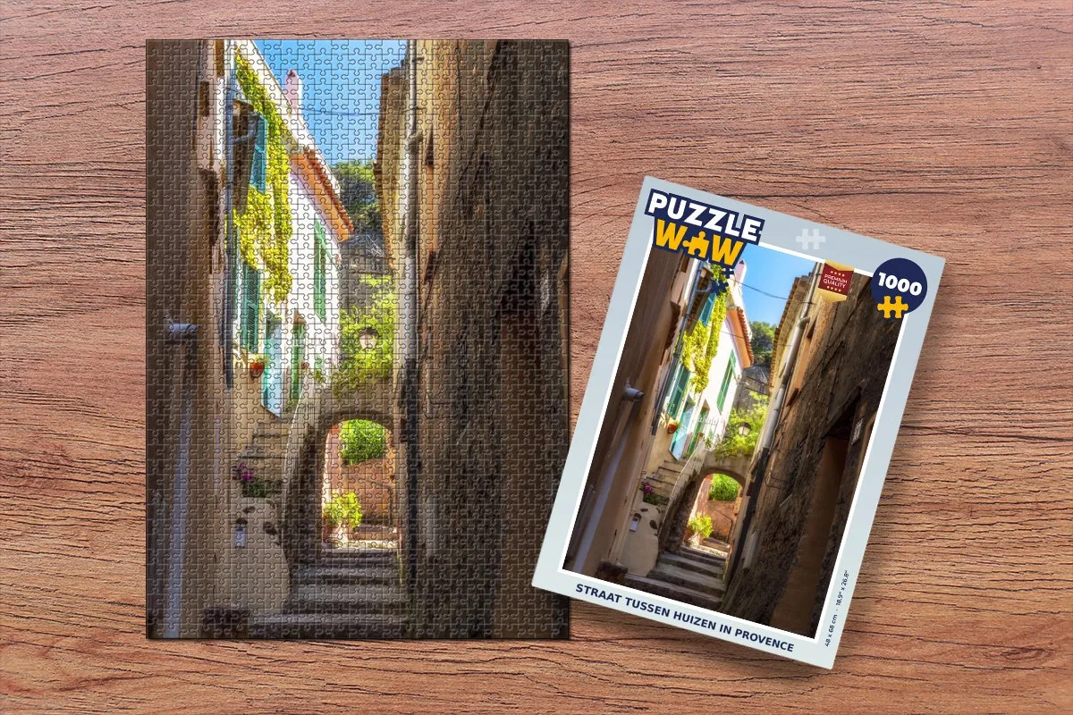 PuzzleWow Provence Legpuzzel 1000 Stuks - Multicolor