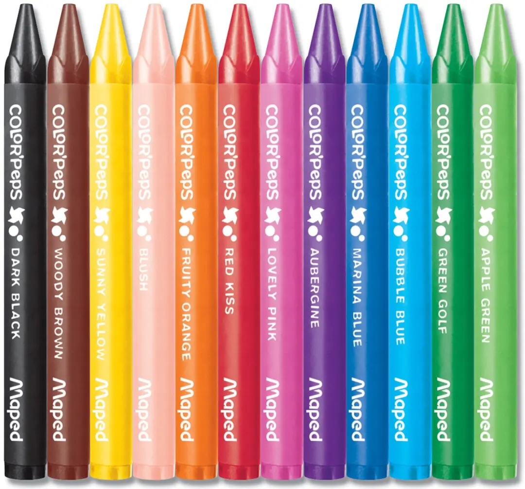 Maped Color'Peps Wax Kleurpotloden 18 Stuks
