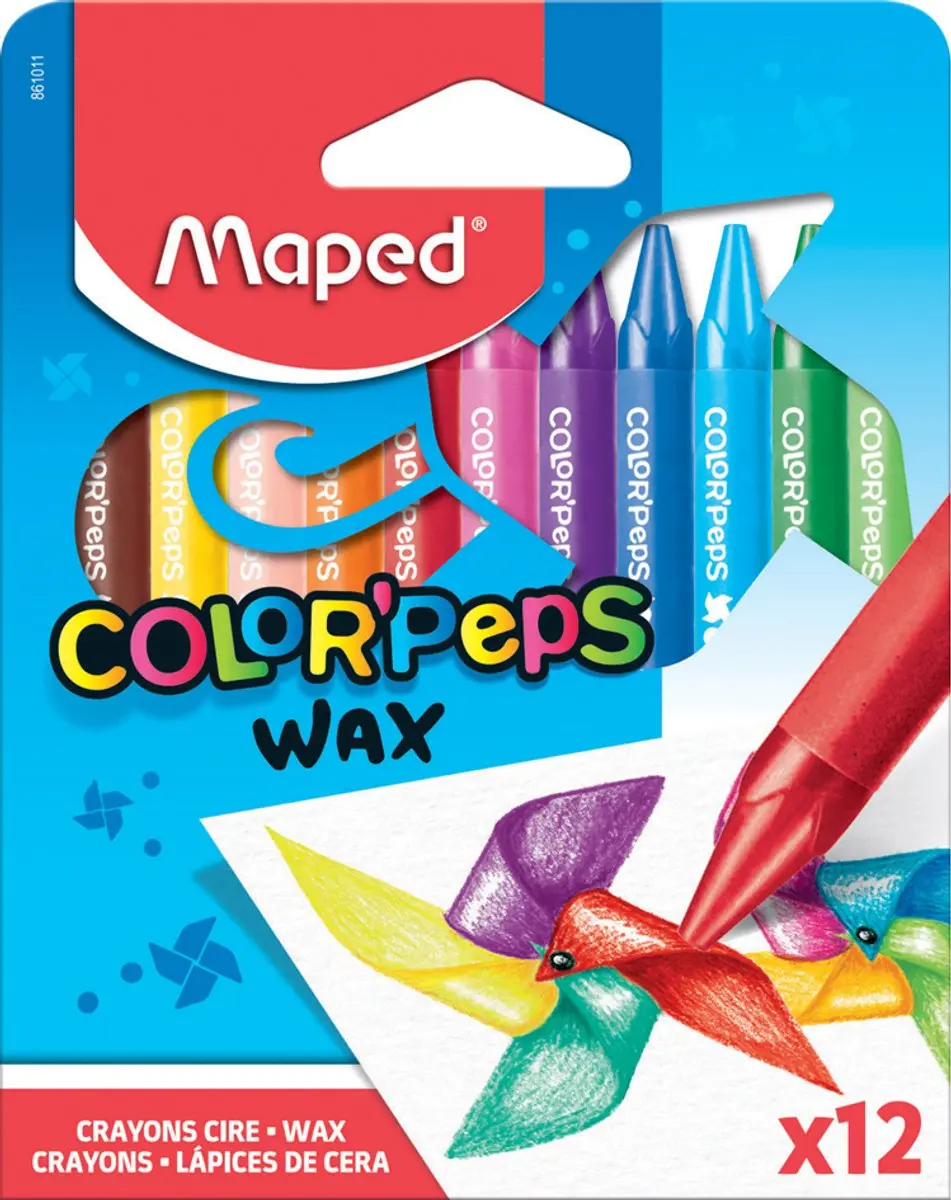 Maped Color'Peps Wax Kleurpotloden 18 Stuks - afbeelding 5 van 5
