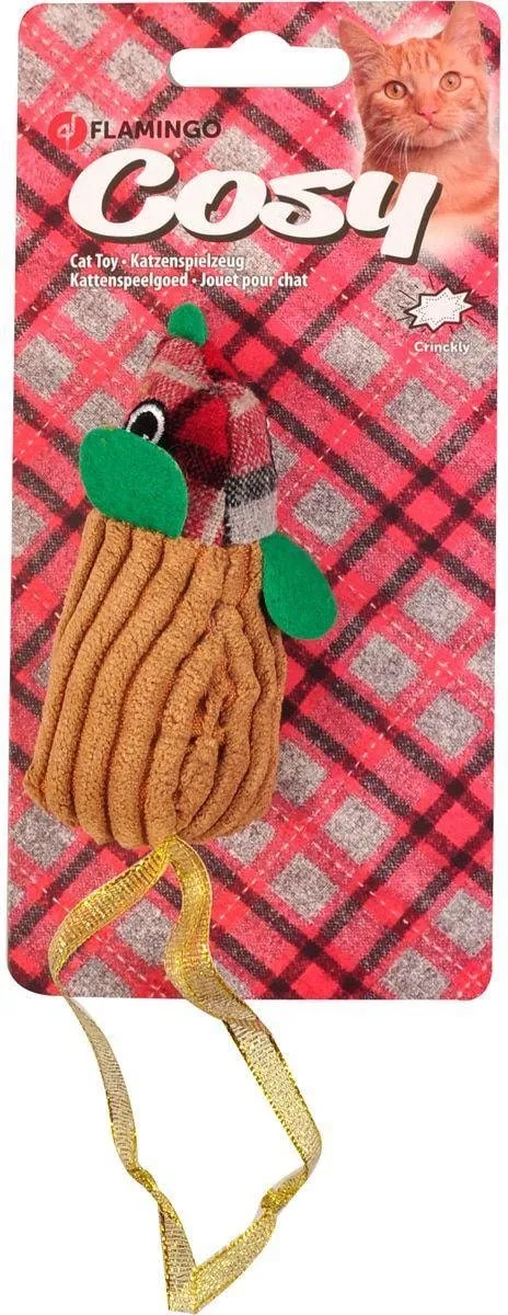 Flamingo Cosy Muis Kattenspeeltje - Multi