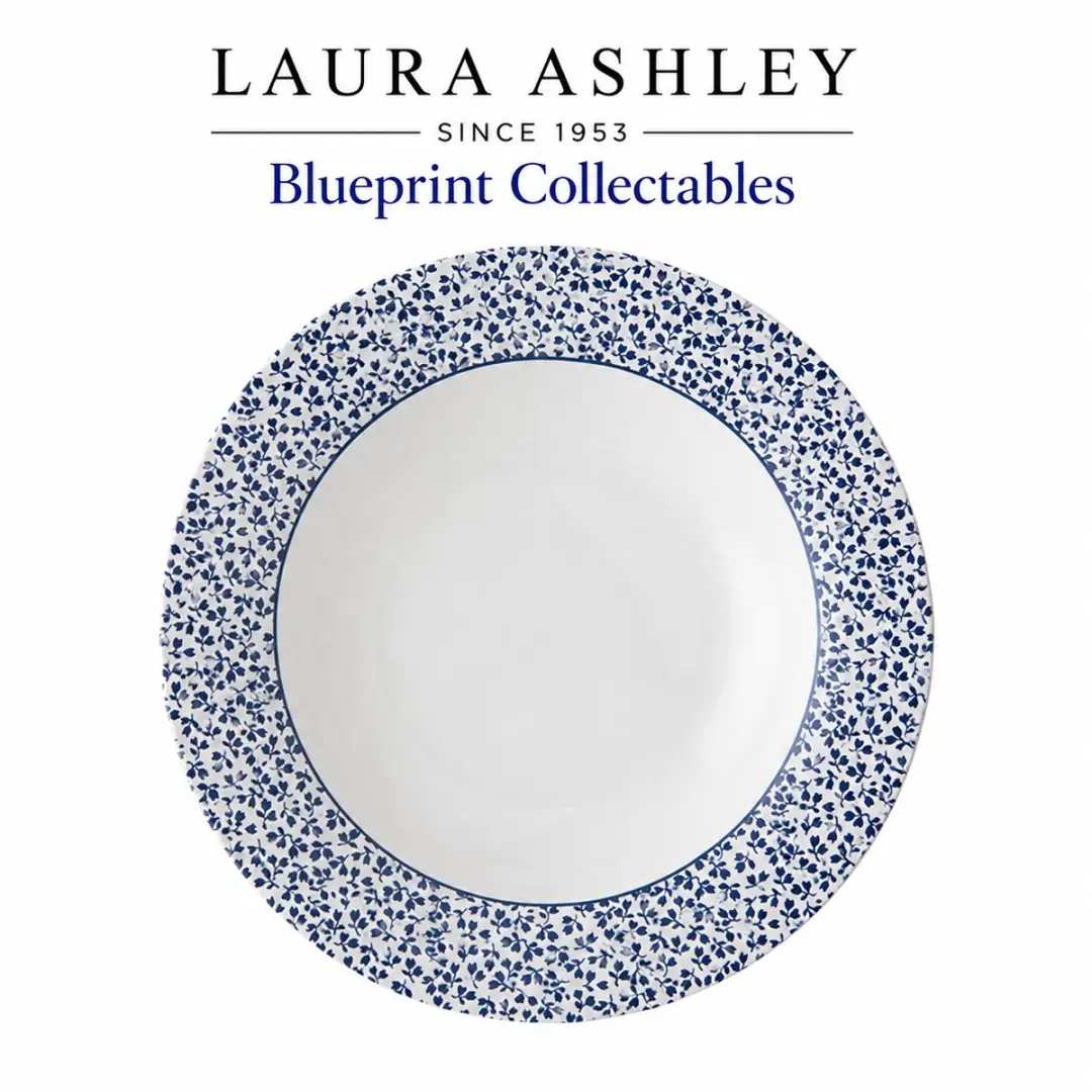 Laura Ashley Blueprint Diepbord Floris Ø22cm
