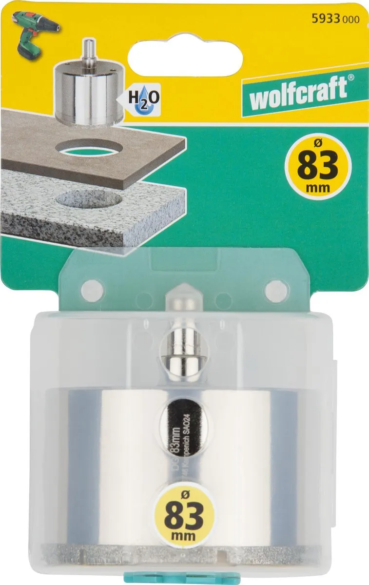 Wolfcraft Diamantboor 83mm - 5933000
